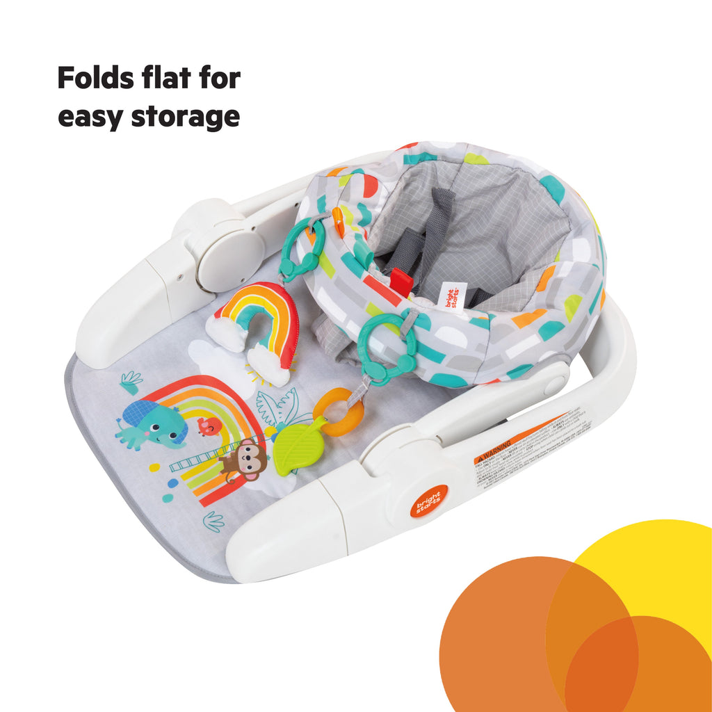 Bright Starts Learn-to-Sit 2-Position Floor Seat - Playful Paradise