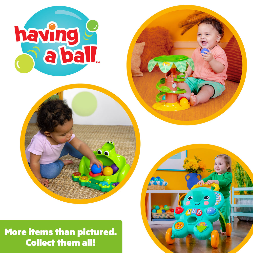 Bright Starts Stroll 'n Roll 2-in-1 Ball Play Walker - Elephant