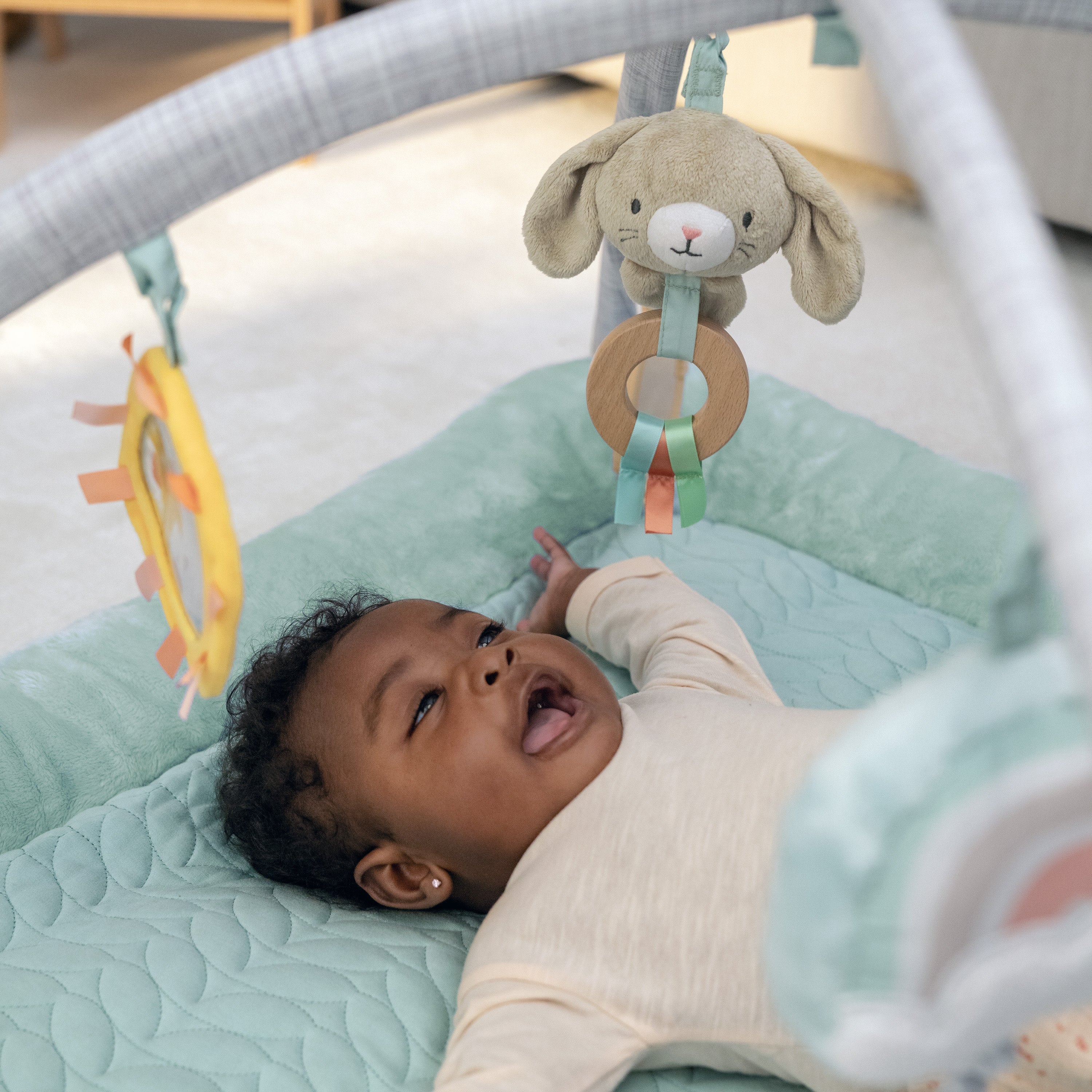 Ingenuity Calm Springs Plush Activity Baby Gym