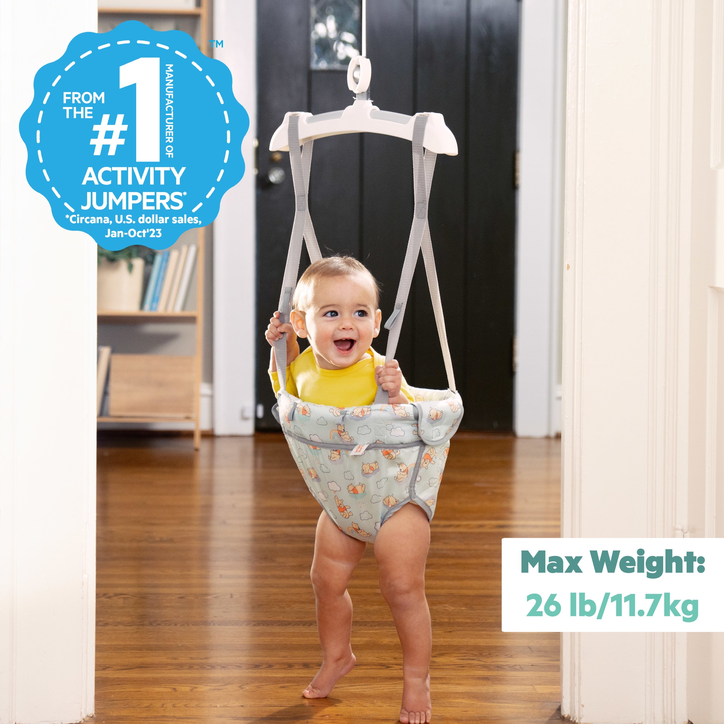 Bright Starts Disney Baby Winnie the Pooh Once Upon a Bounce Activity Jumper