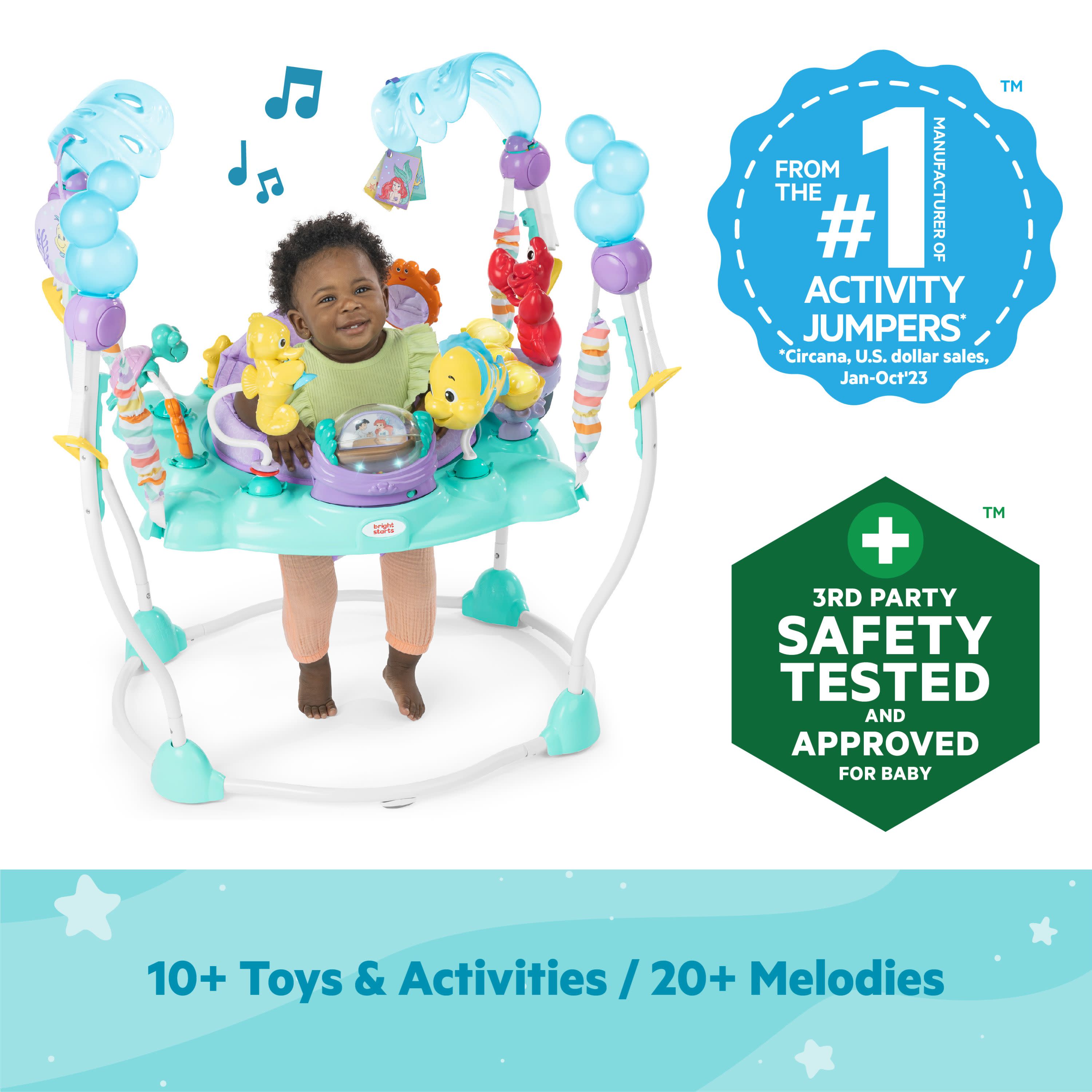 Disney Baby DISNEY THE LITTLE MERMAID Sea of Activities Jumper