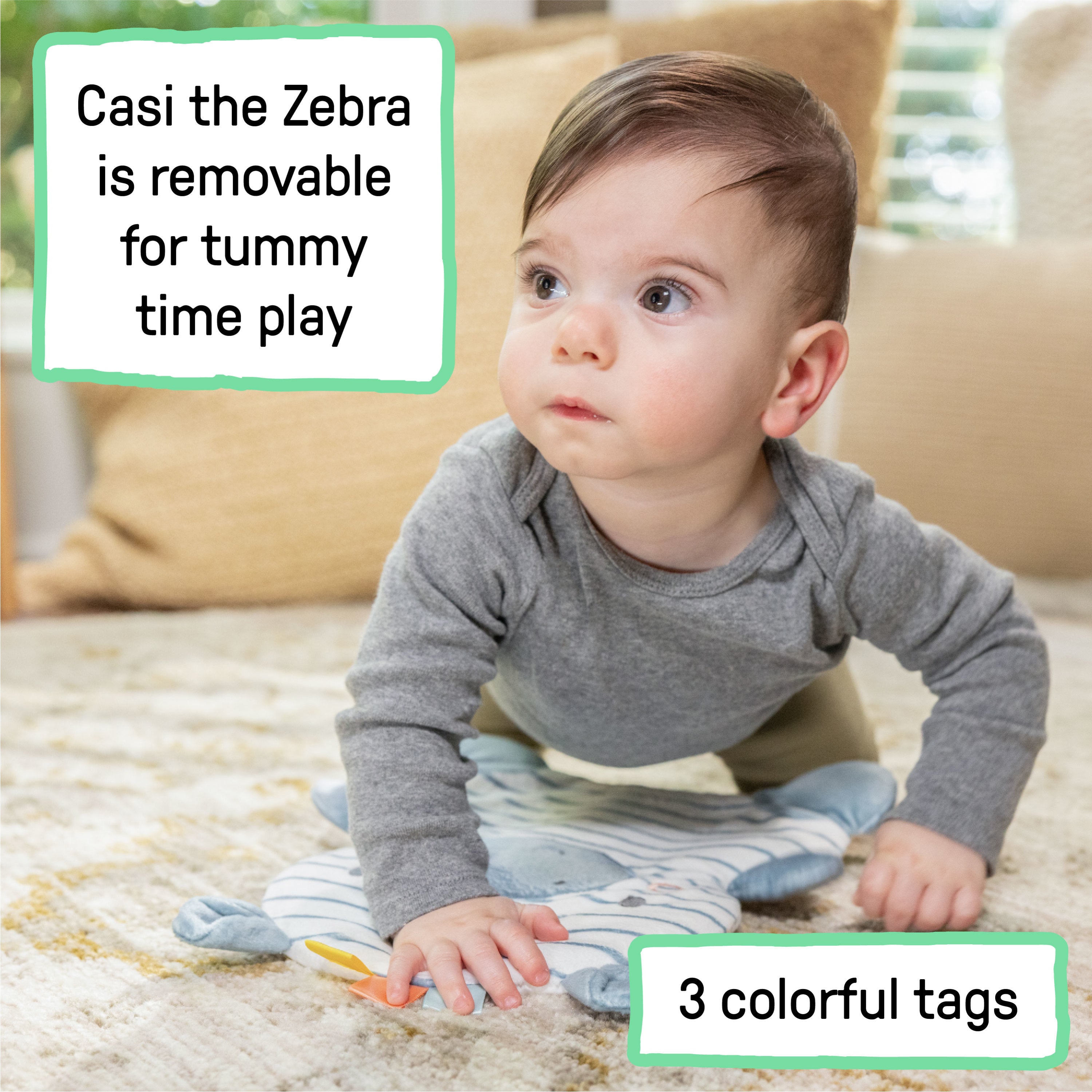 Ingenuity Prop Spot Learn-to-Sit Floor Seat - Casi