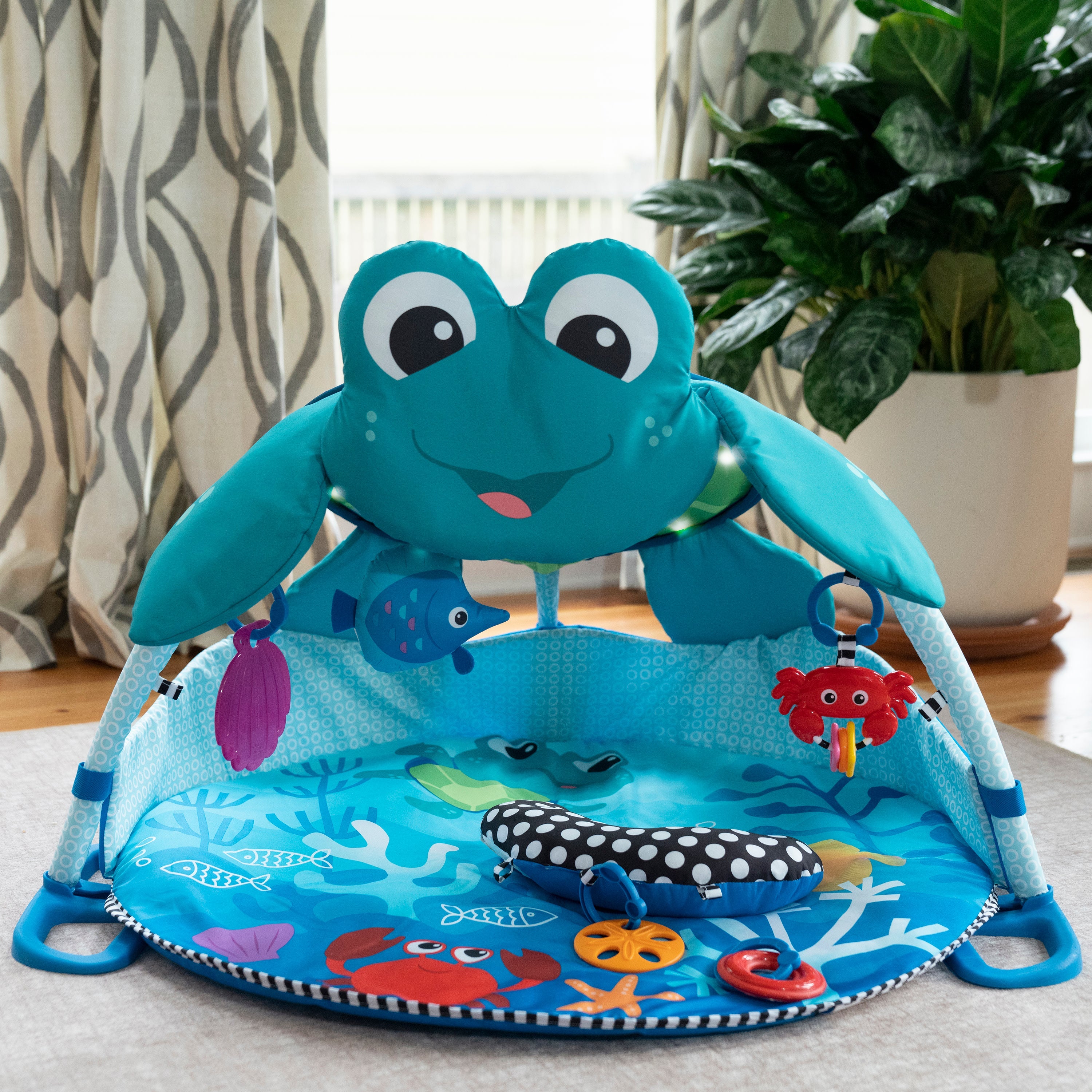 Baby Einstein Neptune Under the Sea Lights & Sounds Activity Gym and Play Mat