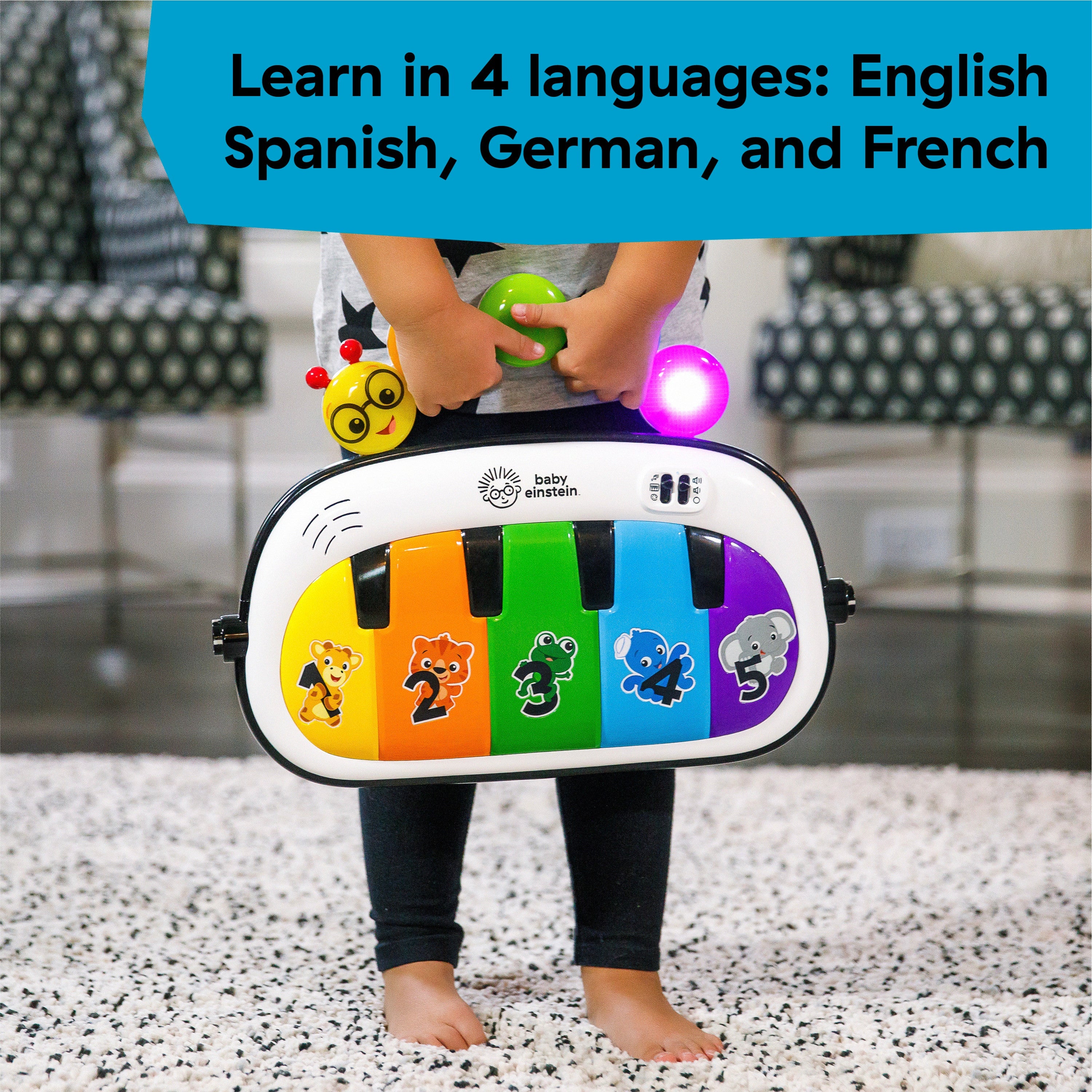 Baby Einstein 4-in-1 Kickin' Tunes Music and Language Discovery Play Gym