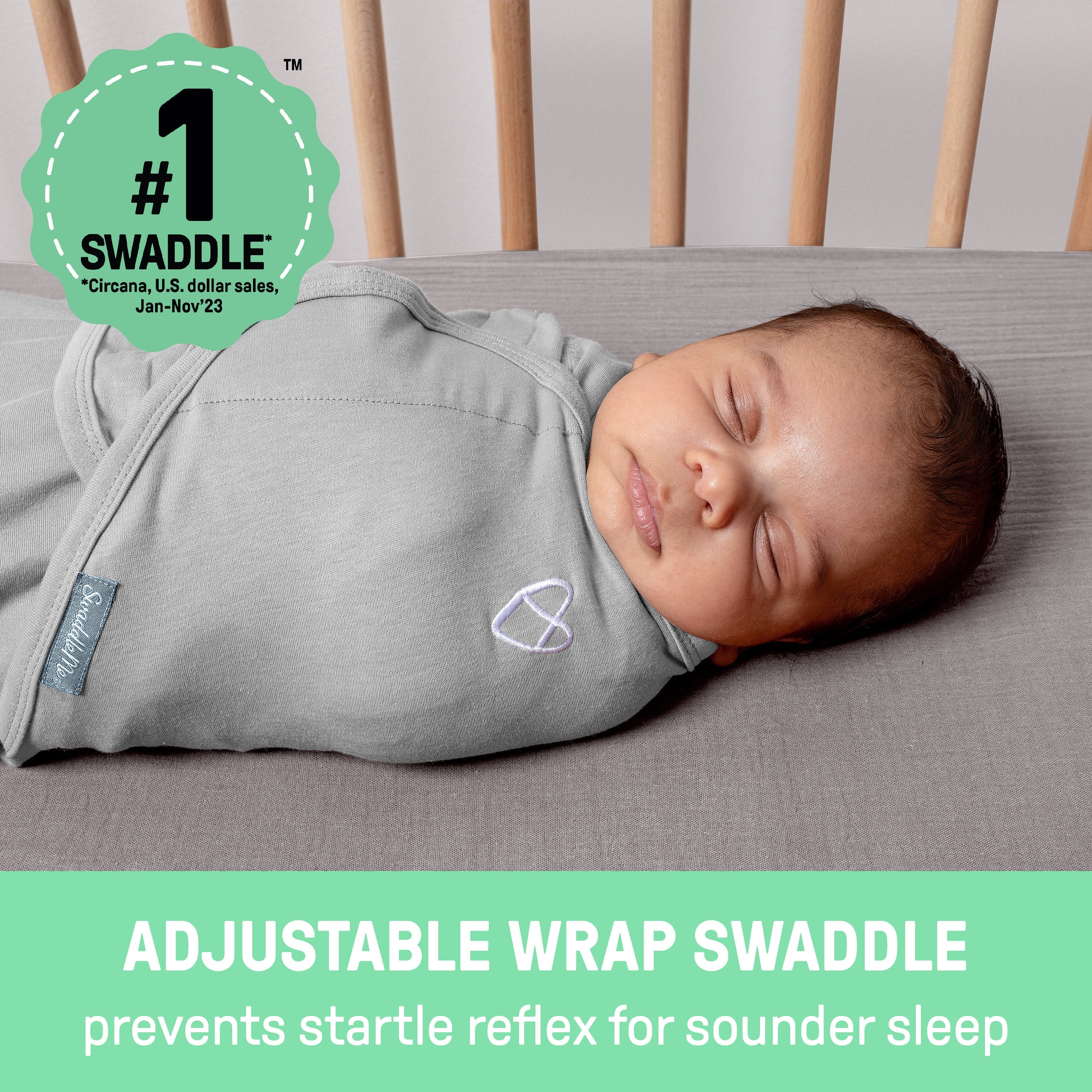 Original Swaddle, Size SM, 0-3 months, 3pk (Our Tall Friends)