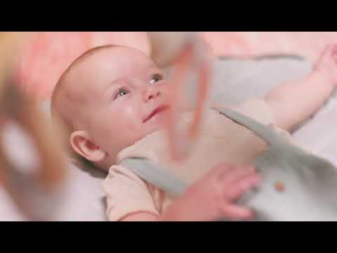 Ingenuity Cozy Spot Duvet Activity Gym with Self-Storage, Machine Washable Mat, Loamy