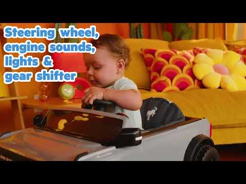 Ford Bronco 4-in-1 Blue Grey Baby Activity Walker with 4 Ways to Play (Area 51 color)