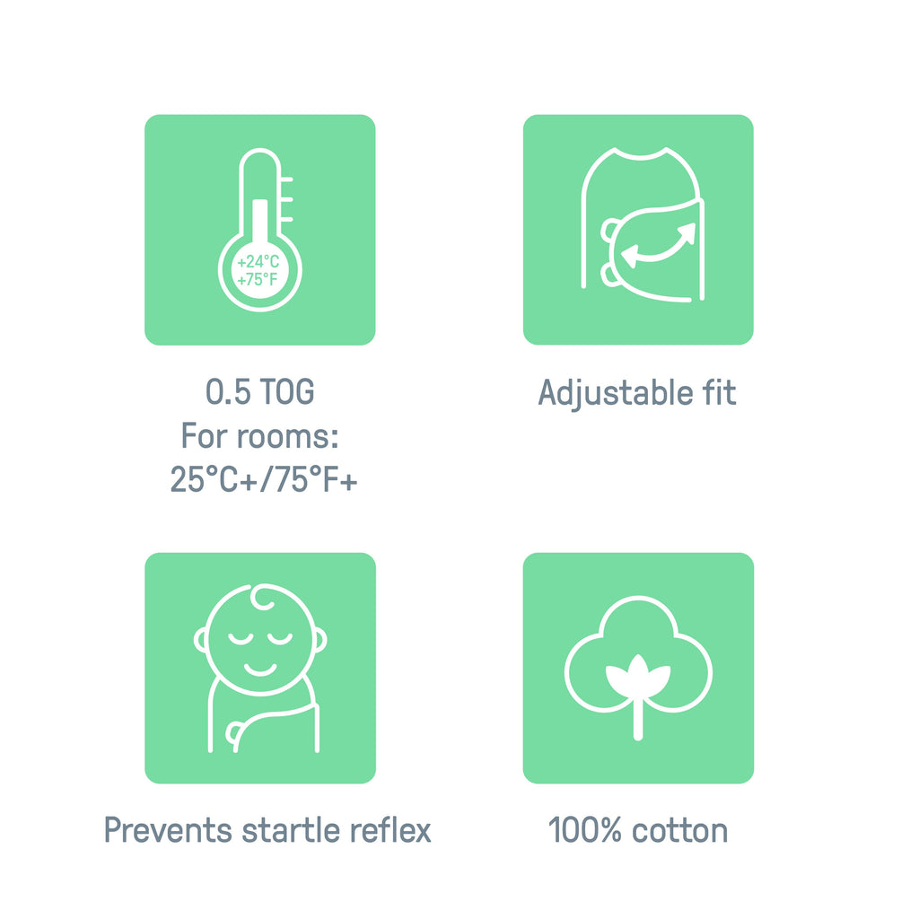 Original Swaddle, Size SM, 0-3 months, 3pk (Dino Mite)