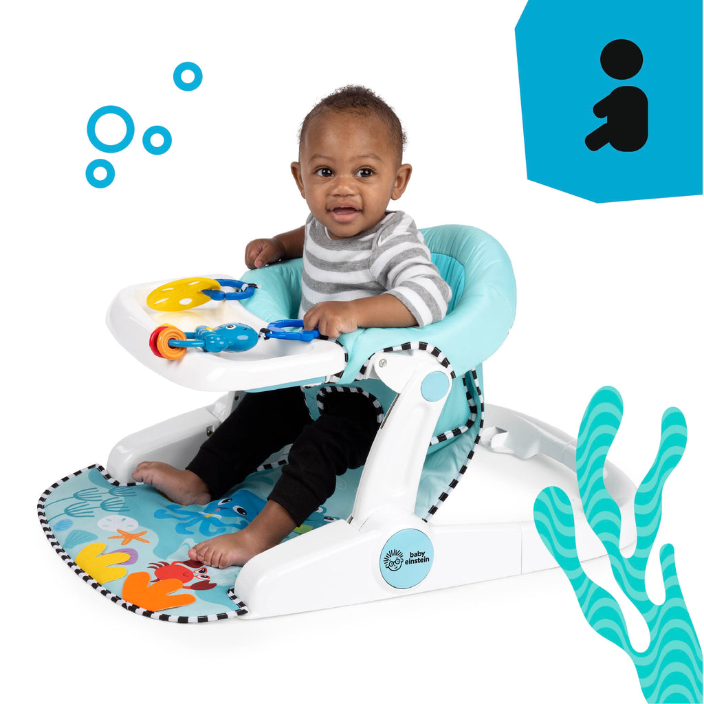 Baby Einstein Sea of Support 2-in-1 Sit-Up Floor Seat, Ages 4 Months and Up