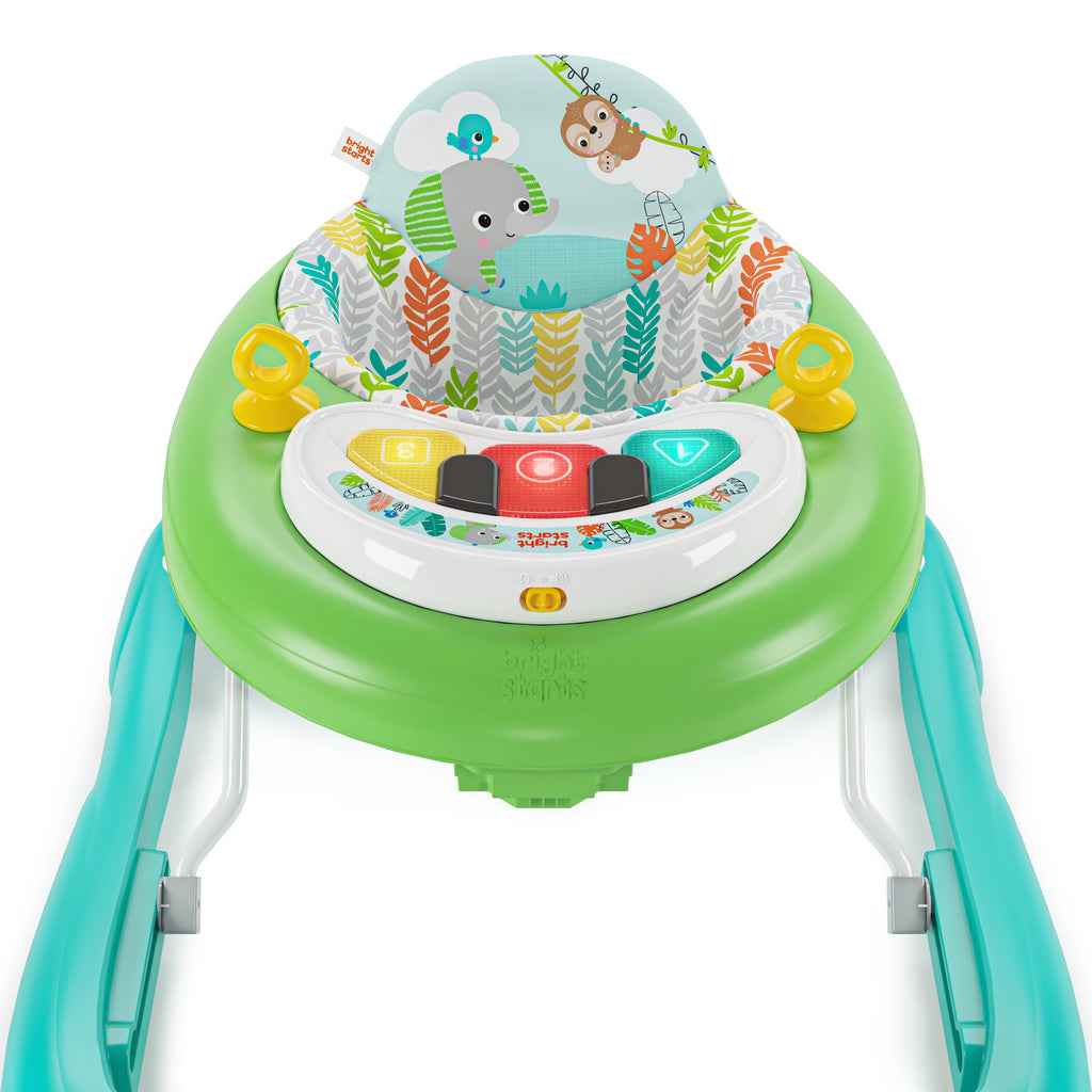 Bright Starts Tiny Trek Walker, Jungle Vines, 2-in-1 Walker